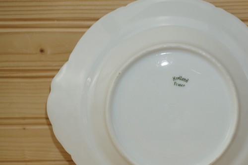 Haviland Ranson WHITE Round Covered Butter Dish, 7 3/4" (S23) - Picture 12 of 19
