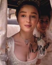 PHOEBE DYNEVOR signed autograph 20x25cm BRIDGERTON in person autograph