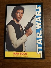 1977 Han Solo Wonder Bread Star Wars Trading Card 4 Harrison Ford NM