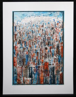 Salzmann Gottfried Big Apple 30 Giclee Autographed