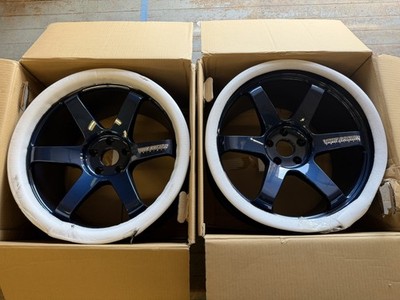 20x12 Mag Blue Wheel Volk TE37 Ultra M-Spec 5x4.5  20 PAIR ONLY (2) 