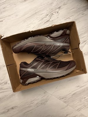 Size 12.5 - Salomon Xt-pathway Gtx L4757720037 Black Coffee - BRAND NEW