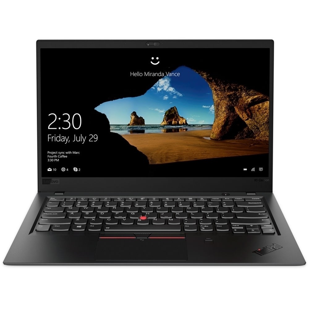 Lenovo THINKPAD X1 CARBON GEN 6, 14-Inch Laptop, with Intel Core i7 11th Gen, 256GB Solid State Drive (SSD), Windows 11 Home
