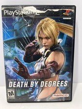 Death by Degrees PS2 (PlayStation 2, 2005) w/ Bonus Disc~Tested & Working!