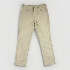 VTG RM Williams Classic Moleskin Jeans Size 37R Bone Made in Australia Cotton
