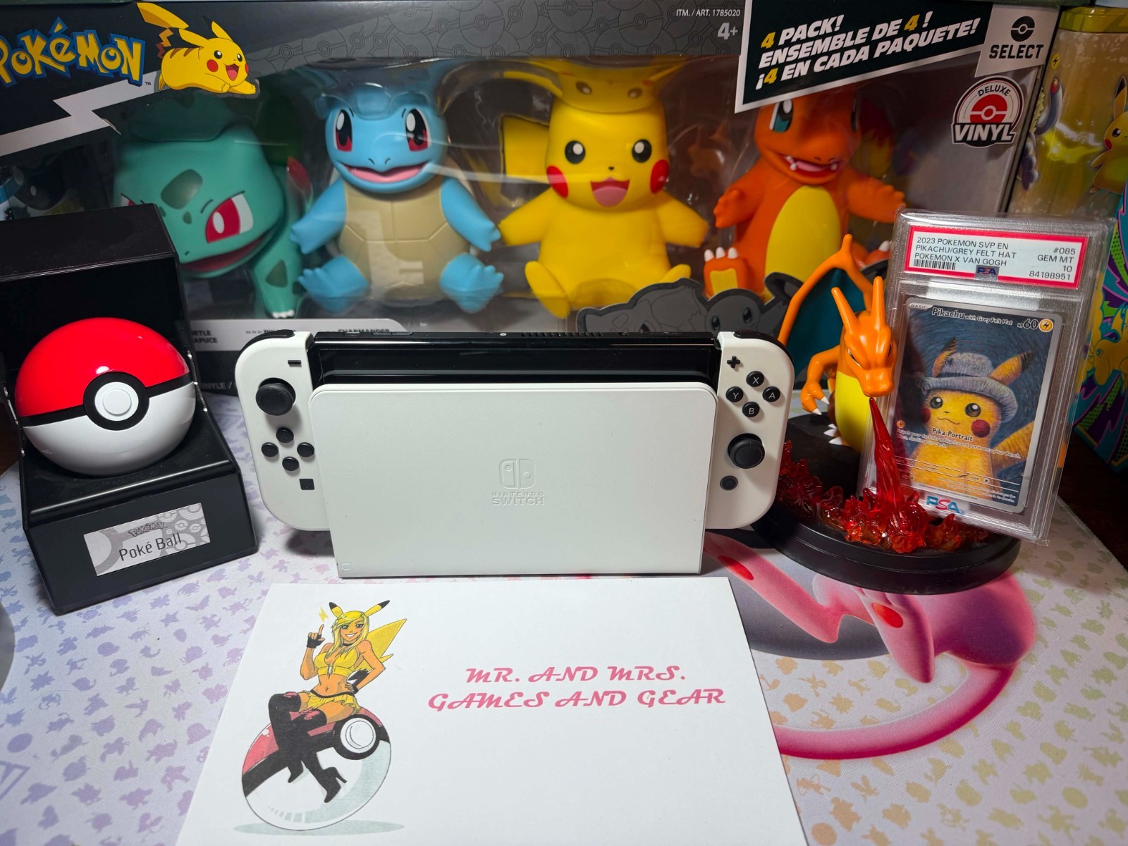 Nintendo Switch OLED Handheld Console - 64GB - Very Nice Shape For Being Used
