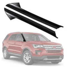 FIT 2011-2019 Explorer 4-Door Utility A-Pillar Molding Windshield Outer Trim