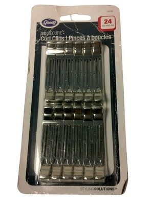 Goody So Secure Curl Clips 10125 24 Pieces Silver Tone Hair Care For Curling