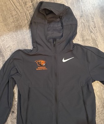 Oregon State Women s Bball Dri-Fit Team Issued Nike Pro Winterized Hooded Jacket