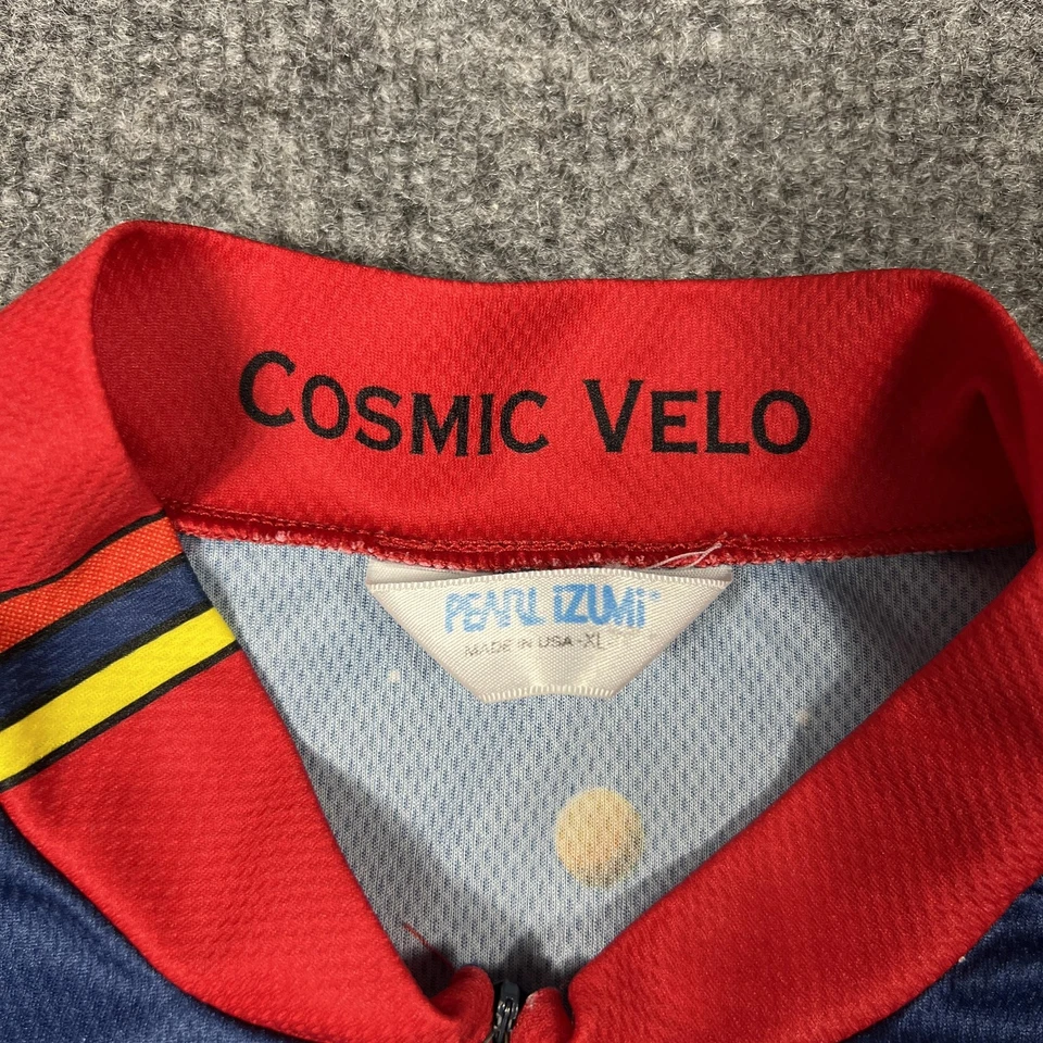 Camiseta deportiva de ciclismo vintage Pearl Izumi para hombre XL Cosmic Velo Out Of This World años 90 EE. UU. Foto 2 de 4