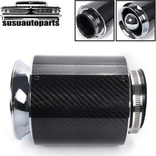 3 76mm 7 Tall Short Ram Real Carbon Fiber Hi-flow Air Filter Cold Air Intake 3 76mm 7 Tall Short Ram Real Carbon Fiber Hi-flow Air Filter Cold Air Intake