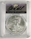 2024 American Silver Eagle - PCGS MS70 - FDOI - Signed David Hall !!