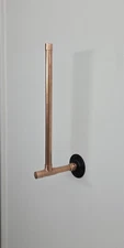 Handmade Copper Paper Towel Holder – Industrial Farmhouse Kitchen Fixture