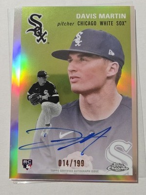 DAVIS MARTIN 2023 Topps Chrome Platinum Rookie Auto Refractor #014/199 #CPA-DM