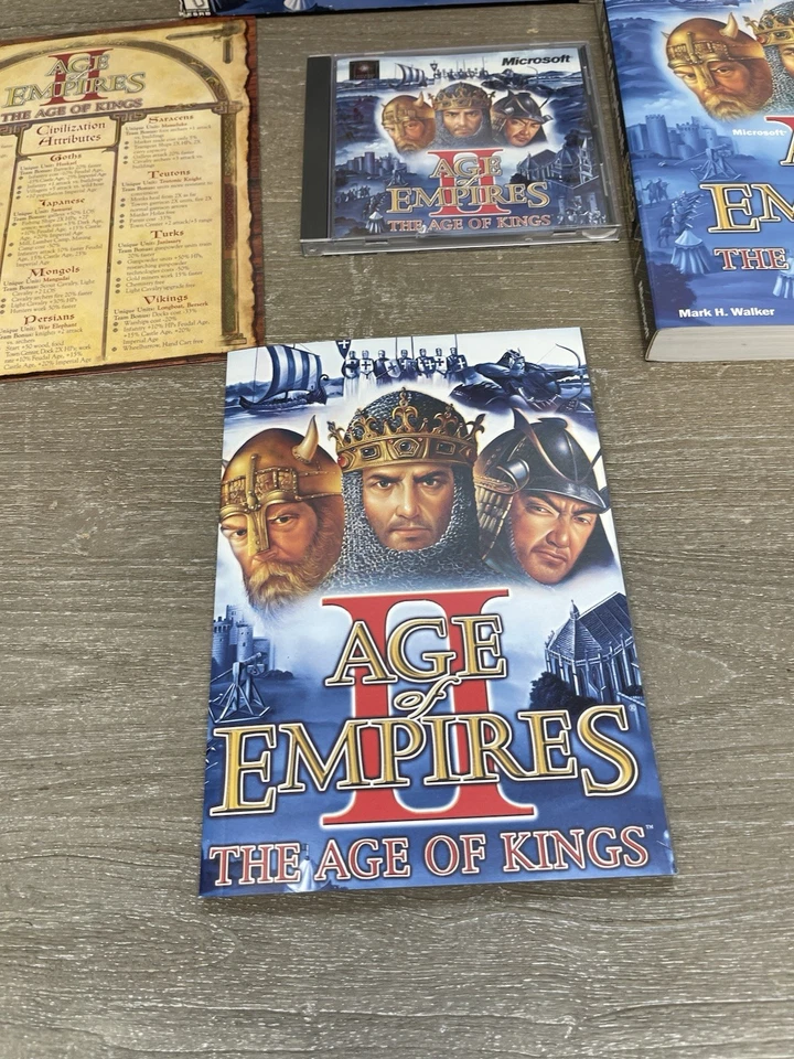 Age of Empires II The Age of Kings PC Big Box 1999 Complete w/ Guide & Tech Tree - Image 3 of 4