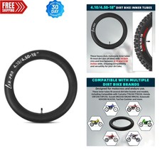 Durable 18-Inch Self-Sealing Dirt Bike Inner Tube with TR4 Valve - 1-Pack