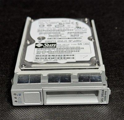 Sun 540-7355 146GB 2.5'' 10K RPM SAS Hard Drive wBkt 541-2123, 390-0377
