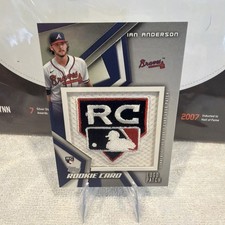 2021 Topps - 2021 Rookie Card Manufactured Patches Ian Anderson #RP-IA