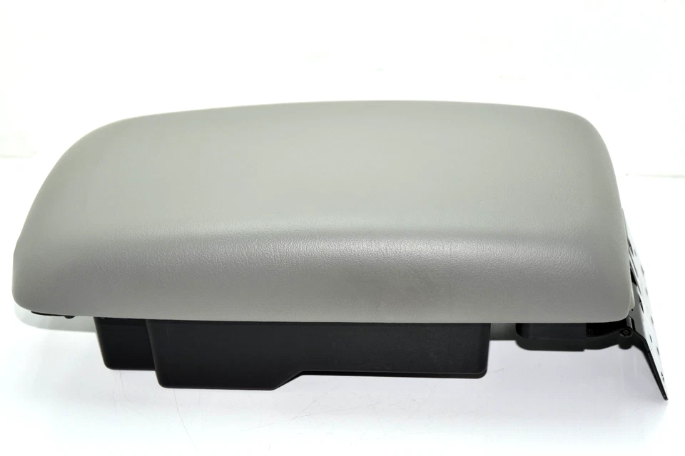 💎 2007-2009 Saturn Aura gris consola central vinilo reposabrazos deslizante almacenamiento OEM Foto 3 de 4