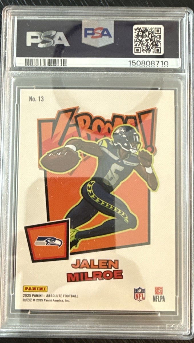 2025 Panini Absolute - Kaboom! Horizontal Jalen Milroe #13 (RC