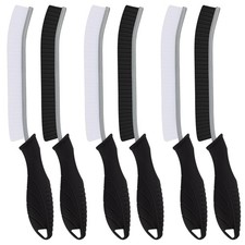 Toilet Brush, 6 Pcs Bathroom Cleaning Gap Scrub Brush with Black