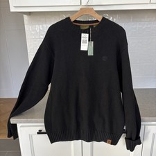 Men s Timberland, Black Crewneck Sweater Size Large NWT
