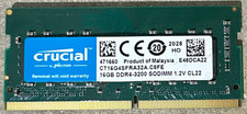 Crucial 16GB DDR4-3200 SO-DIMM 260-Pin Non-ECC RAM CT16G4SFRA32A