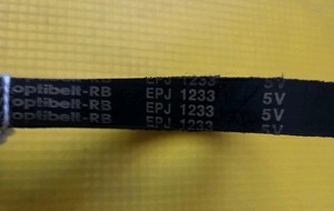 Keilriemen Antriebsriemen - optibelt EPJ  1233. 5V Waschmaschine