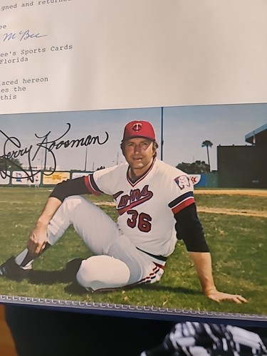 1981 JERRY KOOSMAN POSTCARD SIGNED WITH AUTHENTICATED LETTER - Picture 5 of 7