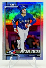 Daulton Varsho 2026 Topps Series 1 #2 Rainbow Foil Parallel Toronto Blue Jays