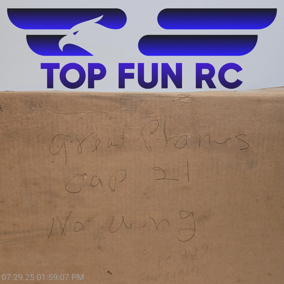 Kit de avión modelo Great Planes Cap 21 88" Wing Span Foto 3 de 4