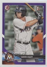 2018 Bowman Prospects Purple 133/250 Aaron Knapp #BP5 1u0