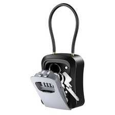 Large Key Lock Box for Outside Anti Loss Resettable Code Safe Security Lock Box