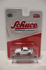 1/64 SCHUCO EUROPEAN CLASSICS PORSCHE 911 930 TURBO WHITE MIJO EXCLUSIVES 1/2400
