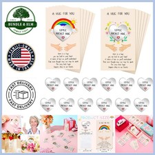 Exquisite 40-Set Pocket Hug Tokens Cards Perfect for Valentine's Day Gifts