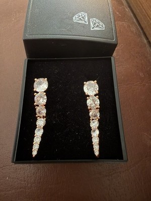Ohrringe 585 RG Rotgold Russisch Vergoldet Walzgold 14 Karat