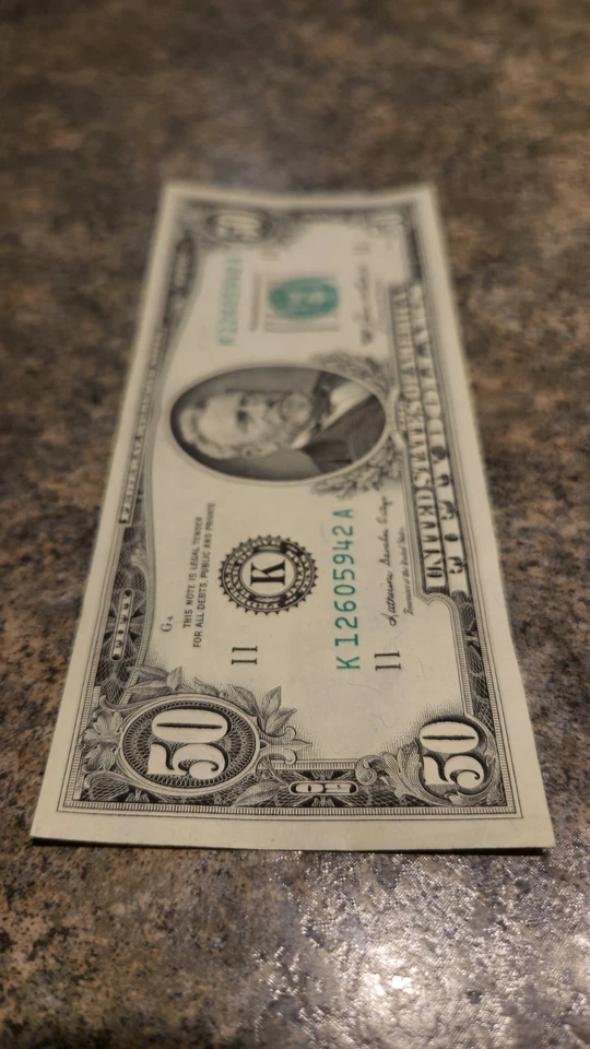 Series 1985 50 Dollar Bill great condition! - Image 4 of 4