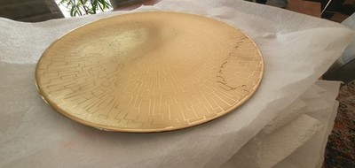Set 7 Platzteller Rosenthal studio-line TAC  Skin gold 33 cm Gropius Neuwertig