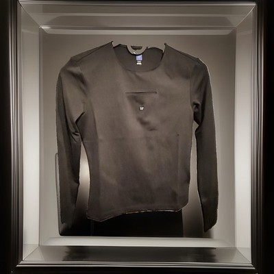 Black Yeezy Gap Long Sleeve Second Skin Top Women's XS