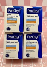 Lot 4 Pan Oxyl PanOxyl 10 Benzoyl Peroxide Bar Maximum Strength Acne Treatment