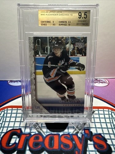 2005-06 Alexander Ovechkin Young Guns RC BGS 9.5 #443