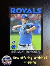 2021 Topps - 1986 Topps Baseball 35th Anniversary Brady Singer #86B-3 Black /299