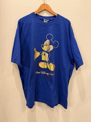 Vintage 90s Walt Disney World Mickey Mouse graphic T-shirt Blue