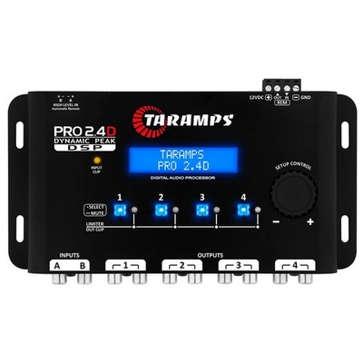 [US SELLER] Taramps Pro 2.4D Dynamic Peak DSP Crossover Full Digital Signal