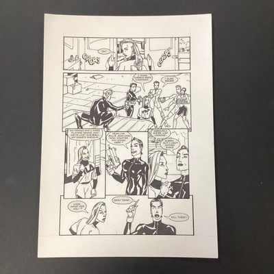 Original Artwork Dark Angel Meet The Model Soldiers #7 Page 16 by Duke Mighten