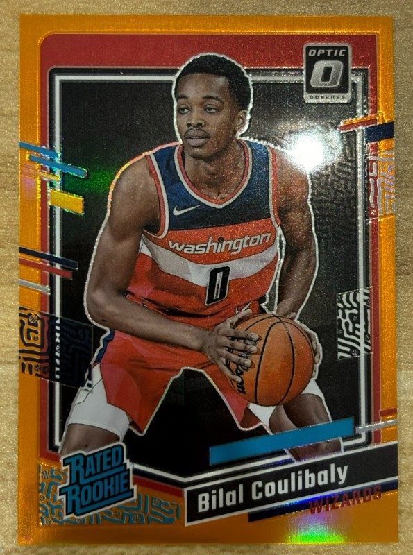 Bilal Coulibaly 2023-24 Panini Donruss Optic 112/199 Orange Rated Rookie #243