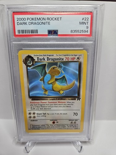Dark Dragonite (Unlimited) graded PSA 9 for sale on eBay