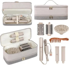 Travel Carrying Case for Dyson Shark Flexstyle Revlon Hair Dryer Airwrap, Double