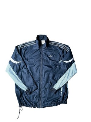 Vintage Adidas Windbreaker Jacke Herren XL Blau Climacool 2005