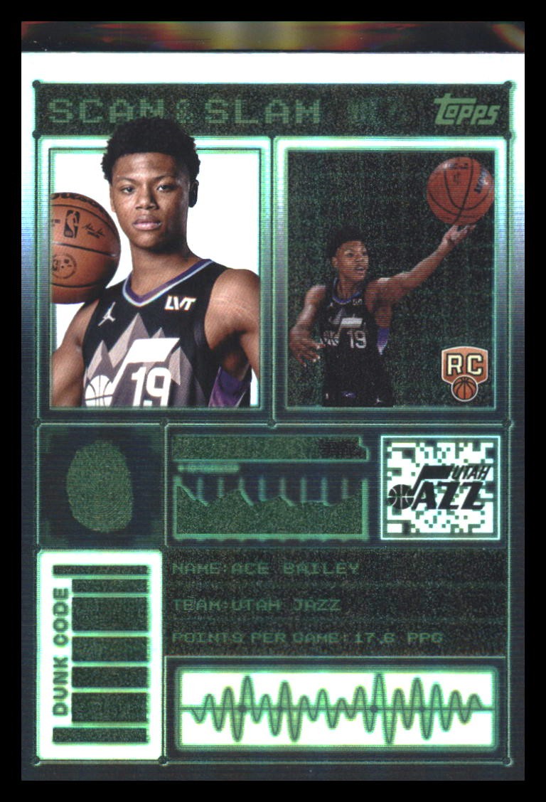2025-26 Topps #SS-30 Ace Bailey Scan and Slam